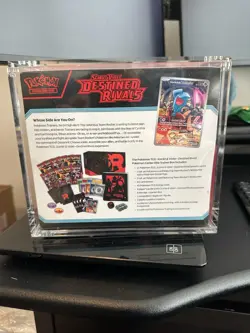 Destined Rivals Pokemon Center Exclusive Elite Trainer Box ETB with Acrylic Case - Image 2