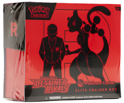 Pokemon Destined Rivals ETB Elite Trainer Box Pokemon Center Exclusive Sealed - Image 1