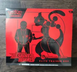 Pokemon Destined Rivals Pokemon Center Exclusive ETB Elite Trainer Box Sealed - Image 1