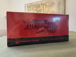 Destined Rivals Pokemon Center Exclusive Elite Trainer Box ETB Sealed NEW - Image 4