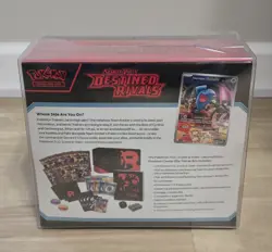 Destined Rivals Elite Trainer Box (Pokemon Center Exclusive) Sealed + Vinyl Case - Image 2