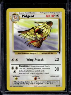 2002 Pokemon Legendary Collection Pidgeot #33/110 - Image 1