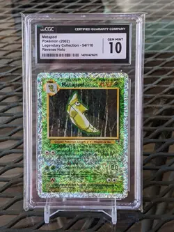 Pokemon Legendary Collection Reverse Holo Metapod #54/110 CGC 10 GEM MINT - Image 1