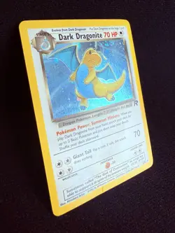 2000 Dark Dragonite 5/82 Team Rocket - Holo Rare Vintage Pokemon TCG WoTC HP - Image 2