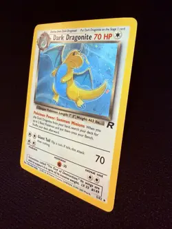 2000 Dark Dragonite 5/82 Team Rocket - Holo Rare Vintage Pokemon TCG WoTC HP - Image 3