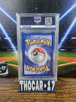 2000 Pokemon Team Rocket Dark Dragonite Holo Rare 5/82 PSA 6 EX-NM - Image 2