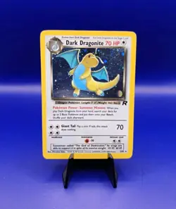 Dark Dragonite 5/82 Team Rocket Set Holo Rare Pokemon Card Nintendo TCG WOTC LP - Image 1