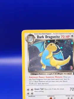 Dark Dragonite 5/82 Team Rocket Set Holo Rare Pokemon Card Nintendo TCG WOTC LP - Image 4