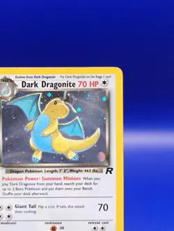 Dark Dragonite 5/82 Team Rocket Set Holo Rare Pokemon Card Nintendo TCG WOTC LP - Image 5