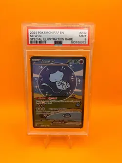 Pokemon TCG English Bubble Mew EX 232/091 SIR PAF Paldean Fates PSA 9 MINT! - Image 1