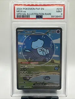 Pokemon Mew EX 'Bubble Mew' Sir 232/091 Paldean Fates English Edition PSA 9 - Image 1