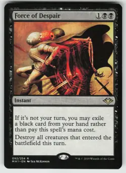 MTG Force of Despair Normal Modern Horizons #92 NM Pack Fresh - Image 1