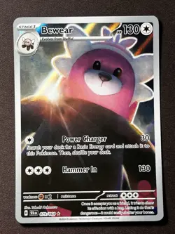 Pokemon TCG Bewear 079/064 Illustration Rare Shrouded Fable Single Card - Image 1