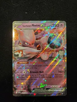 2025 Team Rocket's Mewtwo Ex Play Pokemon Prize Pack Series 8 PACK FRESH RARE 81 - Image 1