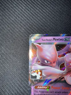 Team Rocket's Mewtwo Ex Play Pokemon Prize Pack Series 8 MINT RARE - Image 2
