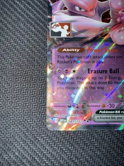 Team Rocket's Mewtwo Ex Play Pokemon Prize Pack Series 8 MINT RARE - Image 5