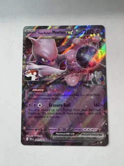 Team Rocket's Mewtwo Ex Play Pokemon Prize Pack Series 8 - Image 1