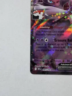Team Rocket's Mewtwo Ex Play Pokemon Prize Pack Series 8 - Image 4