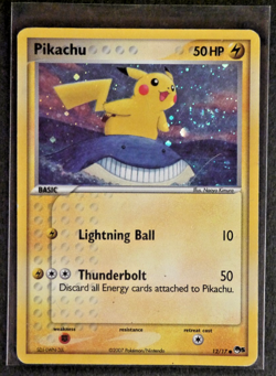 Pikachu POP Series 5 12/17 Inverted Back ERROR Misprint Holo Rare Pokemon Card - Image 1