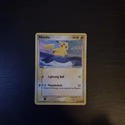 Pikachu 12/17 Pop Series 5 Holo Inverted Back Error Pokemon Card - Image 1