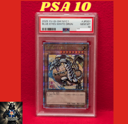 PSA 10 YU-GI-OH! BLUE-EYES WHITE DRAGON NYC 1 JP001 2025 JAPANESE 25th - Image 1