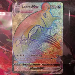 Lapras VMAX Rainbow Secret Rare Pokemon Sword And Shield 203/202 Mint Card! - Image 1