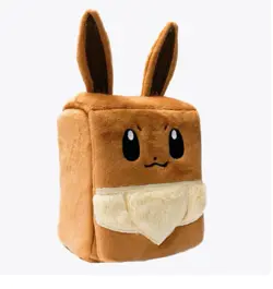 Pokemon Center Prismatic Plush Deck Case Eevee TCG Official Card Holder - Image 1