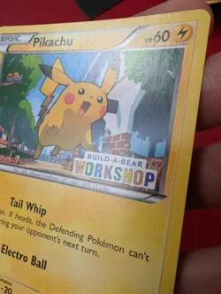 Pikachu 20/108 Build A Bear Promo Pokemon Card Near Mint Condition - Image 4