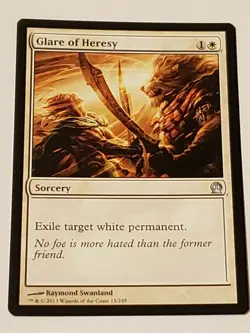 Glare Of Heresy Theros Mtg Card Mint Condition - Image 1