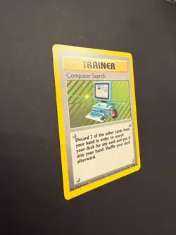 Pokemon TCG Trainer Card Computer Search Base 71/102 Regular Near Mint! - Image 2