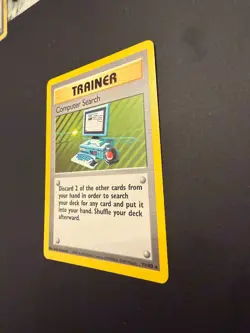 Pokemon TCG Trainer Card Computer Search Base 71/102 Regular Near Mint! - Image 3