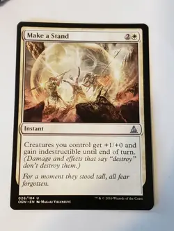 Make A Stand Oath Of The Gatewatch Mtg Card Mint Condition - Image 1