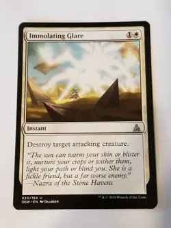 Immolating Glare Oath Of The Gatewatch Mtg Card Mint Condition - Image 1