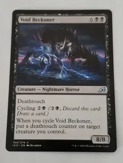 Void beckoner Ikoria lair Of Behemoths Mtg Card Mint Condition - Image 1