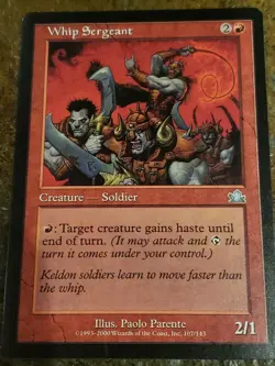 Whip Sergeant Prophecy Mtg Card Mint Condition - Image 1