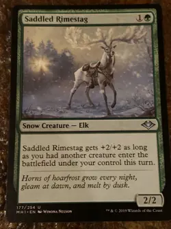 Saddled Rimestag Modern horizons Mtg Card Mint Condition - Image 1