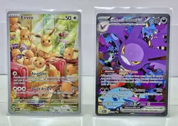 Pokemon Cards - Destined Rivals Crobat 234/182 Twilight Masquerade Eevee 188/167 - Image 2