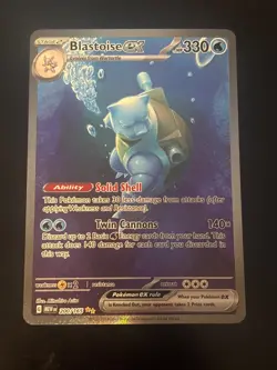 Pokemon TCG Blastoise EX SIR 200/165 Scarlet & Violet 151 Near Mint Condition - Image 1
