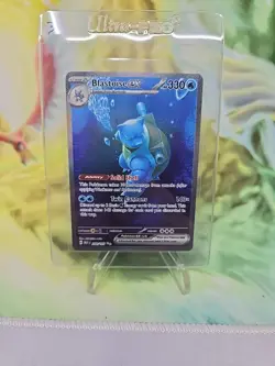 Pokemon TCG Blastoise EX SIR 200/165 Scarlet & Violet 151 Near Mint Condition - Image 1