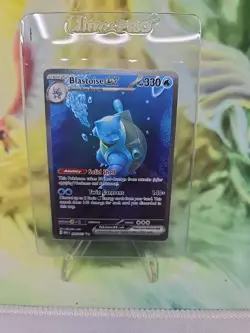 Pokemon TCG Blastoise EX SIR 200/165 Scarlet & Violet 151 Near Mint Condition - Image 1