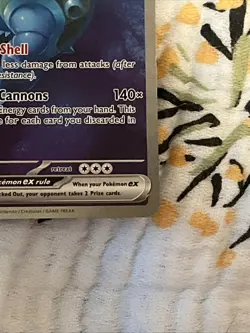 Pokemon TCG Scarlet & Violet 151 Blastoise EX Sir 200/165 Near Mint Condition - Image 3