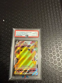 Pokemon Pikachu VMAX SWSH062 PSA 10 GEM MINT 2021 Celebrations Promo Black Star - Image 1
