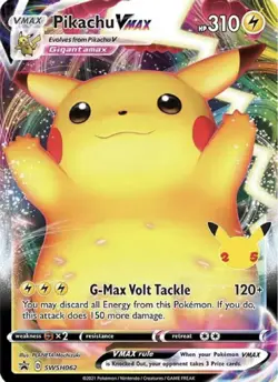 Pokemon Pikachu VMAX SWSH062 PSA 10 GEM MINT 2021 Celebrations Promo Black Star - Image 1