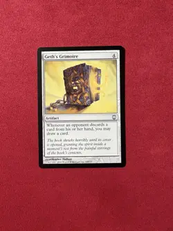 Geth’s Grimoire - Darksteel Magic The Gathering MTG Rare NM - Image 1