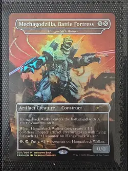 Mechagodzilla, Battle Fortress Hangarback Walker FOIL X1 PRM MTG Ikoria PROMO - Image 1
