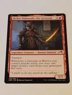 MTG Heiko Yamazaki, the General Kamigawa: Neon Dynasty 146/302 Regular Uncommon - Image 1