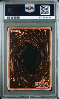 2007 YU-GI-OH! GLAS-GLADIATOR'S ASSAULT #EN003 EVIL HERO MALICIOUS EDGE PSA 9 - Image 2