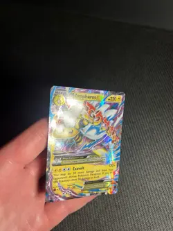 Pokemon TCG M Ampharos EX 28/98 XY - Ancient Origins Holo MP - Image 4