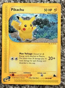 2003 Pokemon Skyridge - Pikachu 84/144 - Non Holo - Image 1