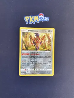 Pokemon TCG Zamazenta Crown Zenith 097/159 Reverse Holo Rare LP. - Image 1